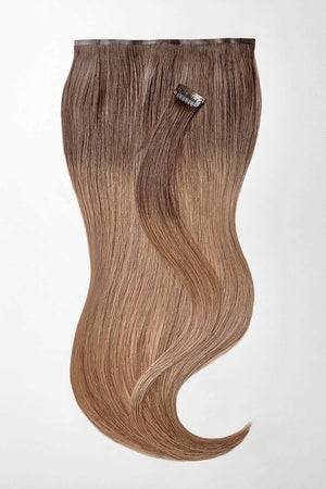 Clip in Extensions - luxury Qualität - Big Volume 9-teilig T6/27 ombré schokobraun & mittelgoldblond variant detail image - aae9e9edd37b1450311e05ced6f6af8a82ed1bb14fe8709f31a84962b1804602