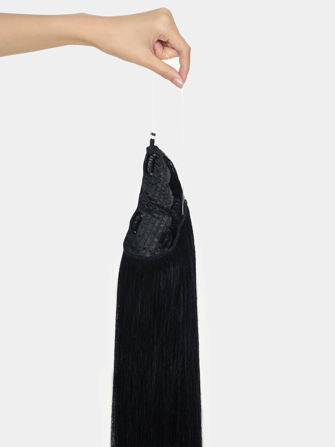 Flip in Extensions - one piece - luxury Qualität 1B schwarz variant detail image - d5ef21b655a3a7c4d0da5613feba719d63b8f2d5aed318f787f0505edfd8d649