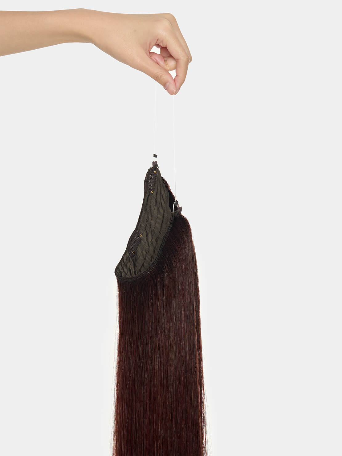 Flip in Extensions - one piece - luxury Qualität 32 intensiv mahagoni variant detail image - cf8ee9ba3803deaadc2d6269c903f2c4387307b05c421f97f9cafa81be2c9fa2