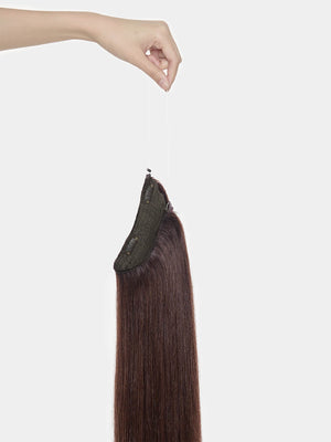 Flip in Extensions - one piece - luxury Qualität 4 dunkles kastanienbraun variant detail image - fb5fab8a90fd5e7b165c30889eba2a313359c3ea0dd90534df84cd5ddef6fbff