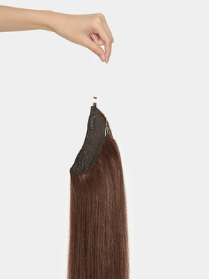 Flip in Extensions - one piece - luxury Qualität 8 dunkelblond variant detail image - 92c3ab883baf949ad973c82e5d31054fbd79a52708d84f2f80692b83c603d74d