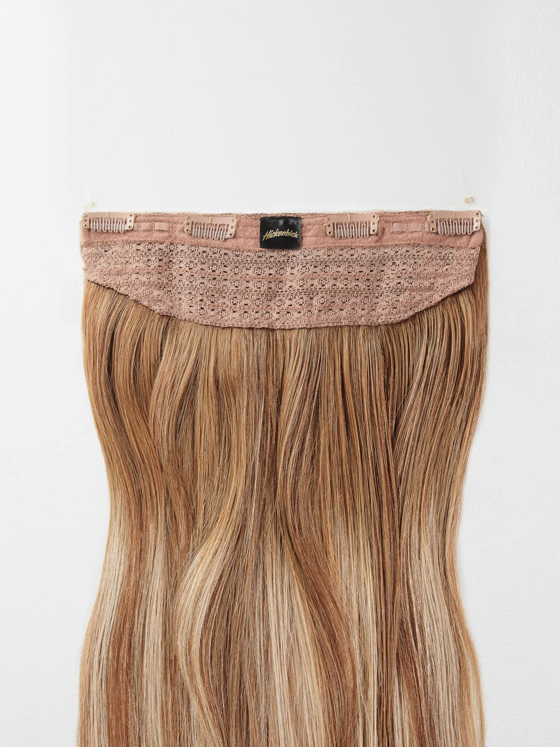 Flip in Extensions - one piece - luxury Qualität B12/26 balayage dunkelgoldblond & Honig Goldblond variant detail image - 2eecaab2f583fa5b46042a131f1a8534f4ea47c71208578d205a5ac5d68b7bde