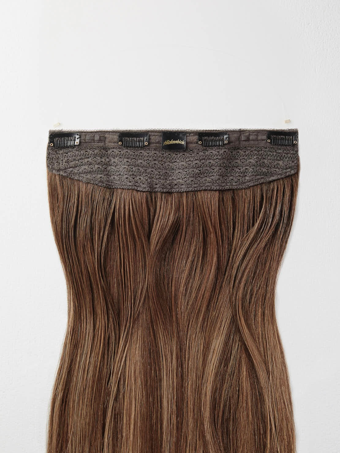 Flip in Extensions - one piece - luxury Qualität B6/27 balayage schokobraun & mittelgoldblond variant detail image - 703385a6e5445fa2ba5f63e23b4f244f33f8aa2c1ff931b8cb2e8f3fadf1e29a