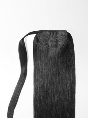 XXL length 65-70cm - Echthaar Ponytail - luxury Qualität - 120 Gramm 1B variant detail image - a996b3bf9f82c8079dd4354f106f3245dc75feb439dea6fa5d8fdb396ddc5cda