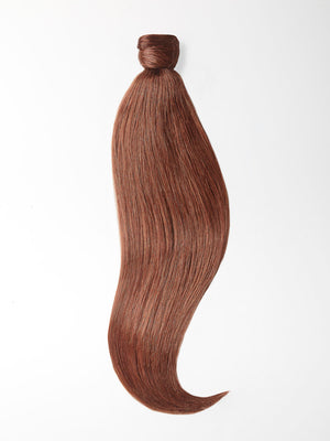 100% Echthaar Ponytail - luxury Qualität 33 hellbraunmahagoni variant detail image - dad9e82d2120b84c86364c58161ef534fa392cd8dfe12768bde3aedb711e6d08