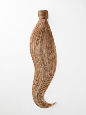100% Echthaar Ponytail - luxury Qualität B10/DB2 balayage dunkelblond asch & hellgoldblond variant detail image - 968a5597b5eac5be6fcb94bfc01852433438606fb2e5c68372832e24ac6e9c13