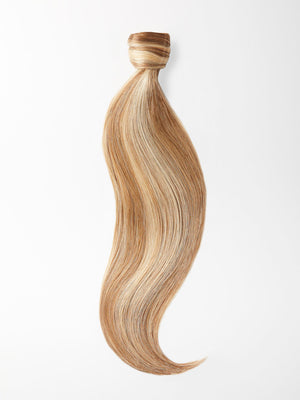 XXL length 65-70cm - Echthaar Ponytail - luxury Qualität - 120 Gramm M20/27 gesträhnt äussersthellblond & mittelgoldblond variant detail image - 7016d7ab6727196e817d5483baf0b771d3b8e6b343aa5289b0f9a1c11d48fd64